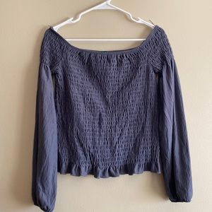 Gray Kirious Stretch Top